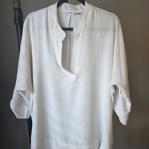 Calvin Klein Women's White Top - Picture 1 of 7